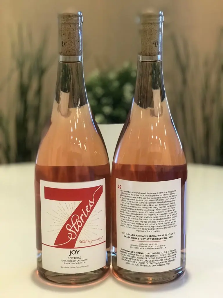 Original 7 Stories Joy bottle photograph showing the authentic label