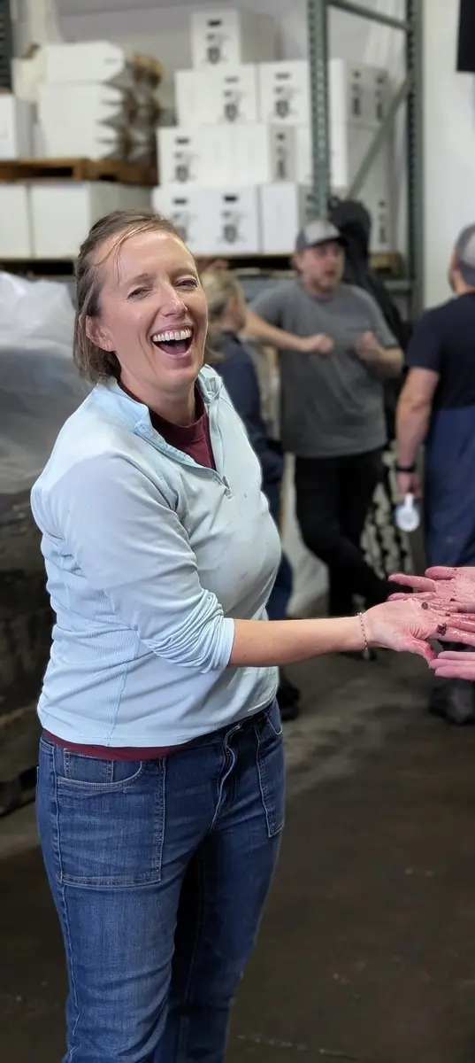 Photograph accompanying the original Laughter story