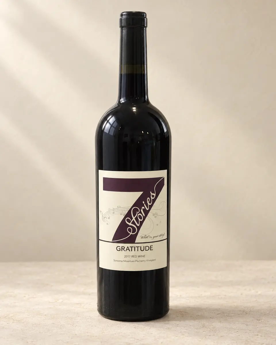 Gratitude bottle, studio visualization